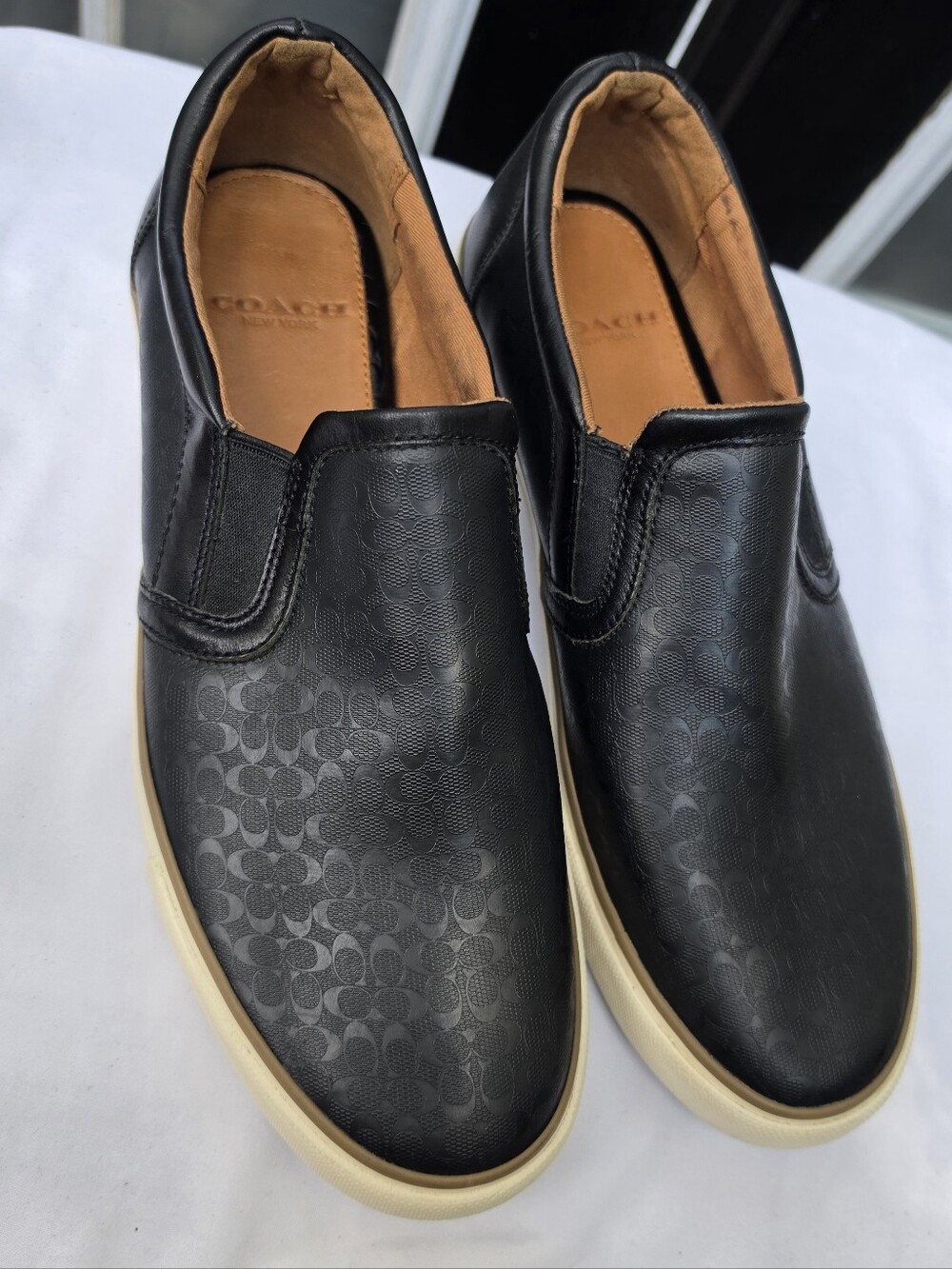 Coach New York Mens Slip-on Shoes Size 10.5 D